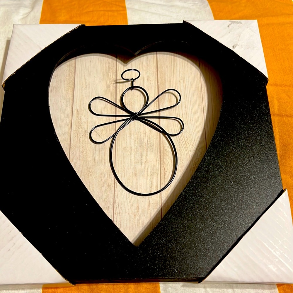 New From The Heart of an Wired Angel 8” x 8” Wall Art